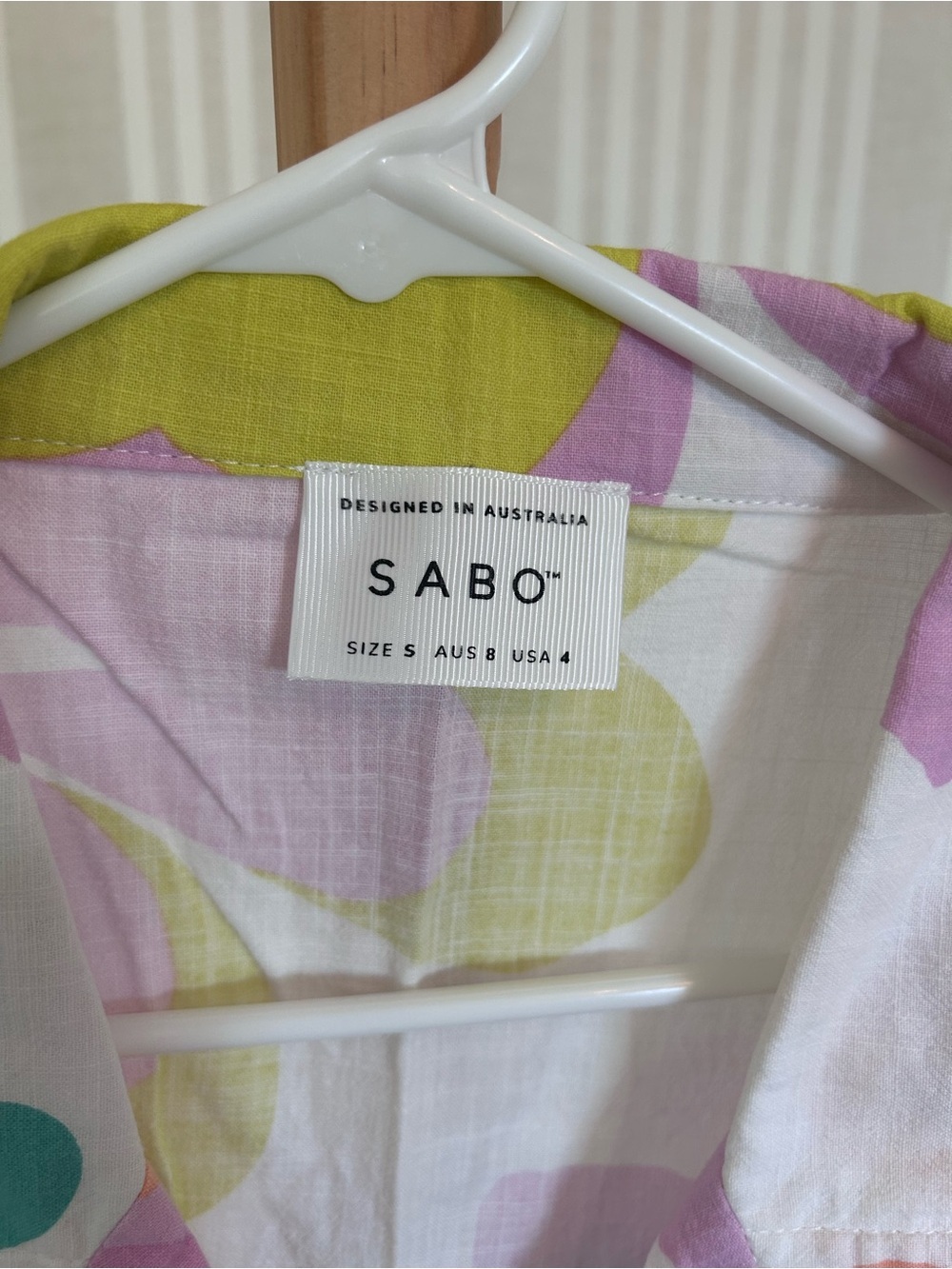 SABO Seona Top and Shorts Matching Set Bubblegum Floral Tropical Print Size S/M - Picture 11 of 16